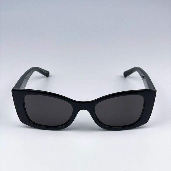 Saint Laurent SL593 001 Sunglasses Black Square Unisex - Picture 9 of 15